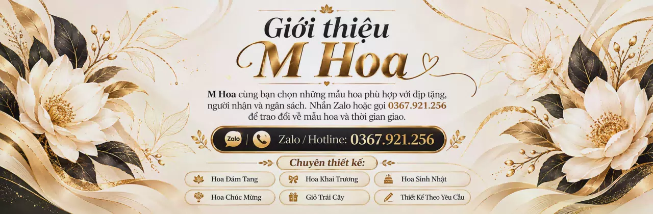 Ảnh bìa Shop hoa tươi Phường Bình Thạnh Hồ Chí Minh - Cùng bạn gửi lời cảm ơn